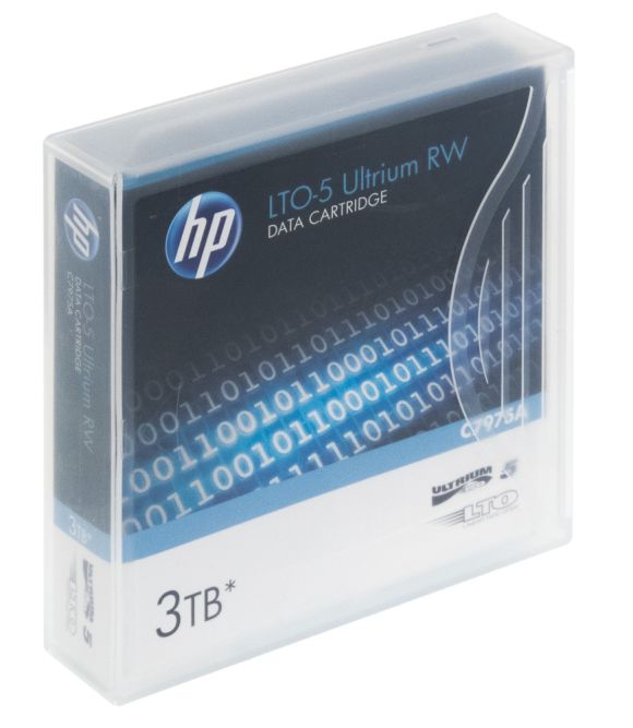 HP C7975A 1.5TB / 3TB RW ULTRIUM LTO-5 DATA CARTRIDGE