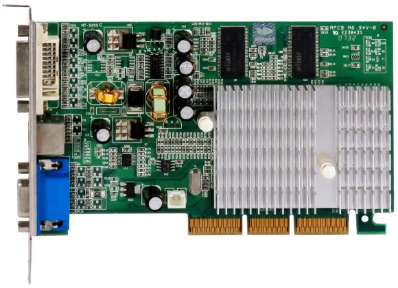 MANLI NVIDIA GEFORCE FX 5500 256MB AGP DDR