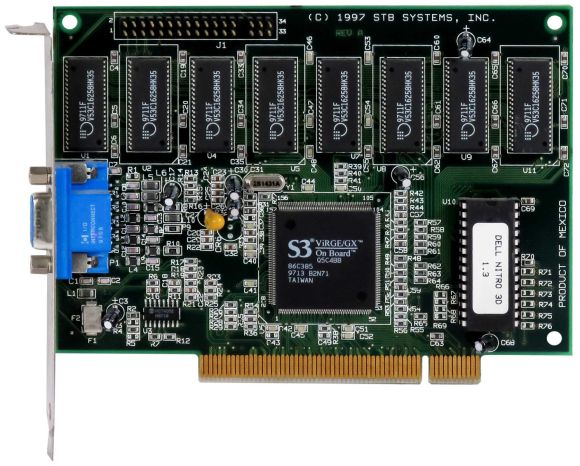 DELL 00051668 GRAPHICS CARD NITRO 3D 4MB PCI