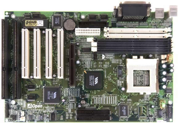 AOPEN AX59PRO SOCKET 7 SIMM SDRAM PCI ISA AGP