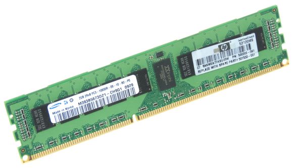 HP 501533-001 2GB DDR3-1333MHz ECC M393B5673DZ1-CH9Q1