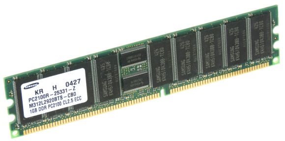 SAMSUNG M312L2920BTS-CB0 1GB DDR-266MHz ECC