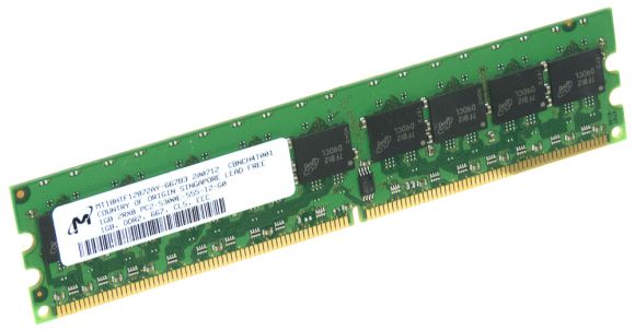 MICRON MT18HTF12872AY-667B3 1GB DDR2-667MHz ECC