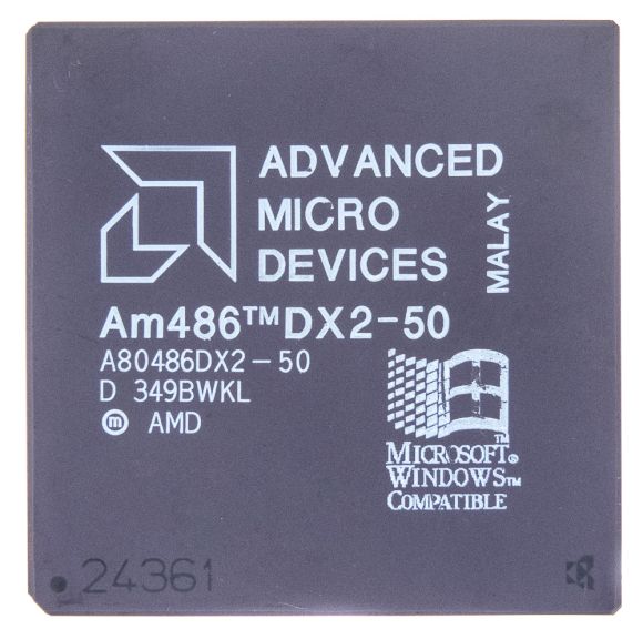 AMD AM486 DX2-50 PGA168 50MHZ A80486DX2-50