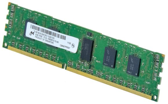MICRON MT9KSF25672PZ-1G4D1DD 2GB DDR3 PC3L-10600 ECC