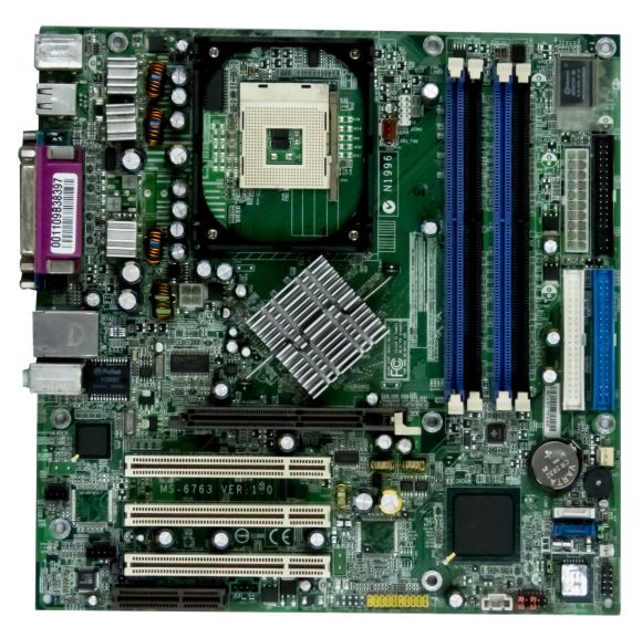 MSI MS-6763 VER: 1.0 s.478 DDR PCI AGP CNR 