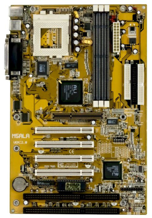 BIOSTAR M5ALA VER: 2.0 SOCKET 7 SDRAM PCI ISA AGP 