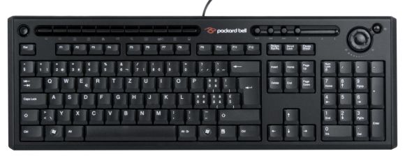 PACKARD BELL GERMAN PS/2 WIRED QWERTZ KEYBOARD KB.PS203.253 KB-0420