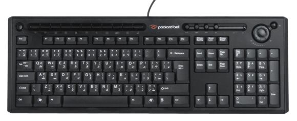 PACKARD BELL ARABIC/ENGLISH PS/2 WIRED QWERTY KEYBOARD KB.PS203.329 KB-0420