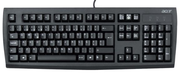 ACER PORTUGUESE PS/2 WIRED QWERTY KEYBOARD KB.PS203.052 KB-2971