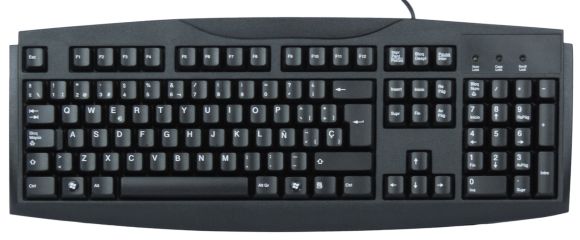 ACER SPANISH PS/2 WIRED QWERTY KEYBOARD KB.PS20B.045 SK-1688