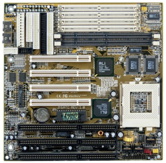 BIOSTAR M5ATC SOCKET 7 SDRAM SIMM PCI ISA