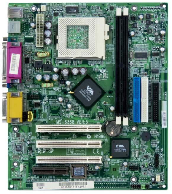 MSI MS-6368 s.370 SDRAM PCI CNR mATX