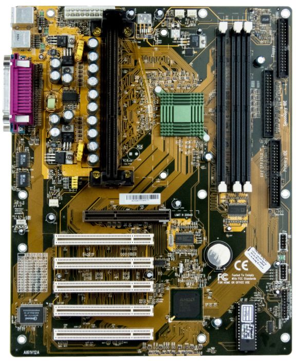 SHUTTLE AI61V12A SOCKET A SDRAM AGP PCI ATX