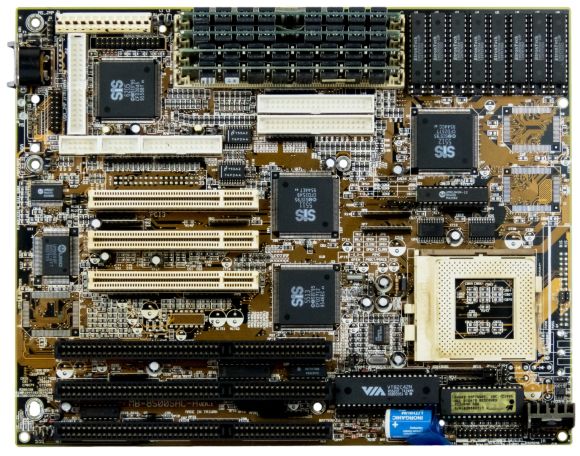 BIOSTAR MB-8500SAC-A SOCKET 7 SIMM PCI ISA AT