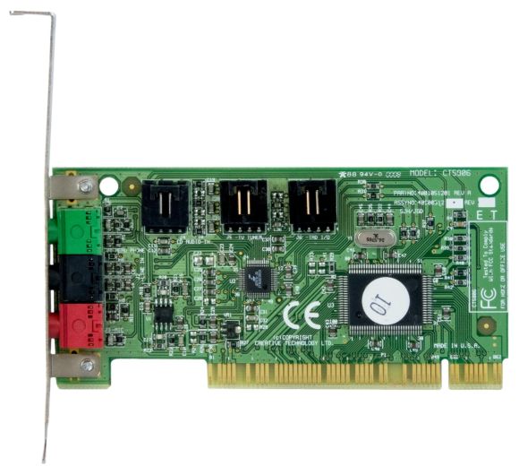 CREATIVE LABS CT5806 SOUND BLASTER 128 PCI MINI-JACK