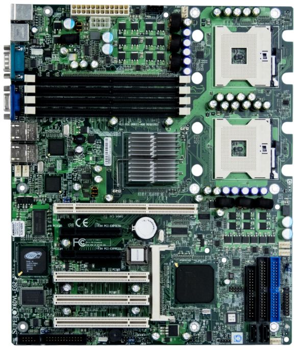 SUPERMICRO X6DVL-EG2 2x s.604 DDR2 PCI-X PCIe PCI
