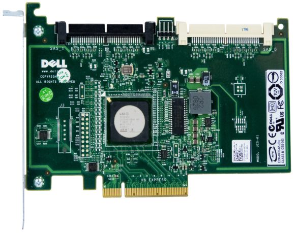 DELL 0JW063 RAID CONTROLLER SAS/SATA UCS-61 PCI-E SFF-8484