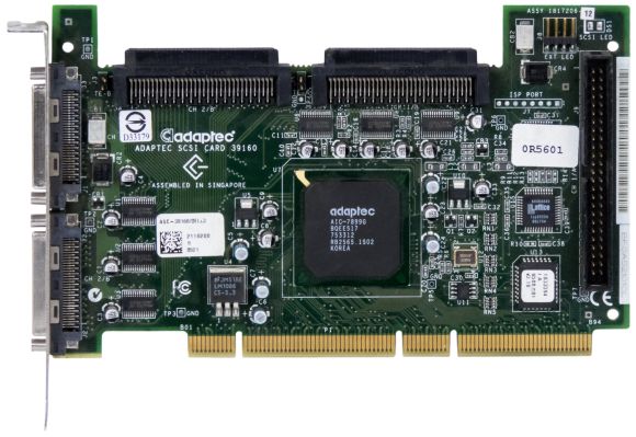 DELL 0R5601 SCSI CONTROLLER PCI-X ASC-39160/DELL3