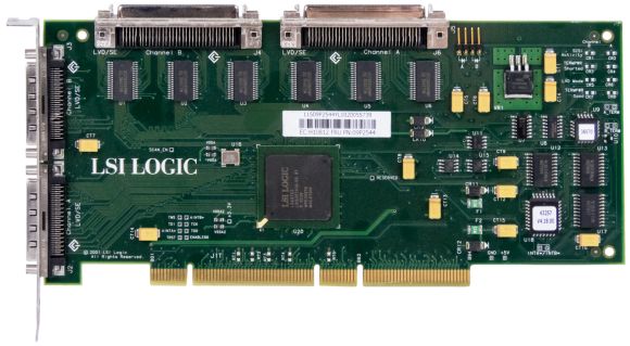 LSI LSI22915 4-Y DUAL CHANNEL U3-SCSI PCI-X
