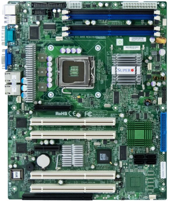 SUPERMICRO PDSME+ MOTHERBOARD LGA775 DDR2 PCI-E SIM1U IPMI