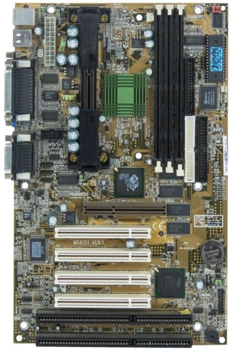 MSI MS6151 MOTHERBOARD SLOT 1 ISA PCI SDRAM 