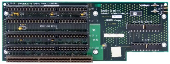 COMPAQ 137996-001 ISA PCI-X BACKPLANE