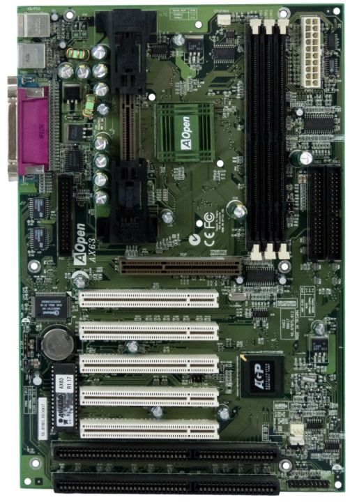 AOPEN AX63 SLOT 1 SDRAM ISA PCI 48.87875.012