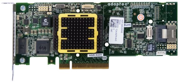 ADAPTEC ASR-5405/256MB SAS SATA RAID PCIe LP