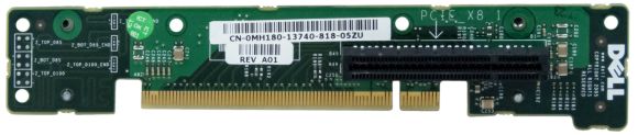 DELL 0MH180 PCIe RISER CARD POWEREDGE 2950