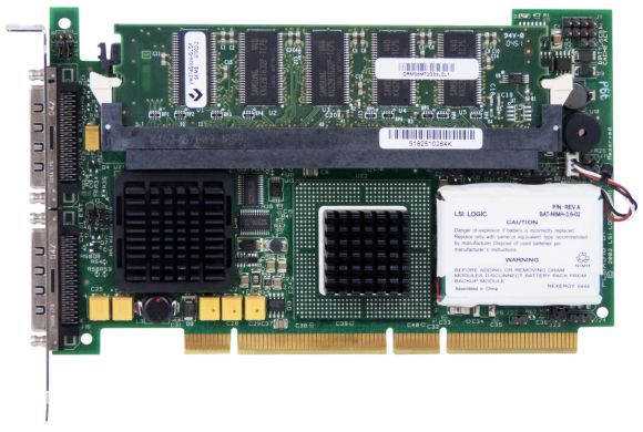 LSI PCBX518-B1 RAID SCSI 64MB PCI-X BBU
