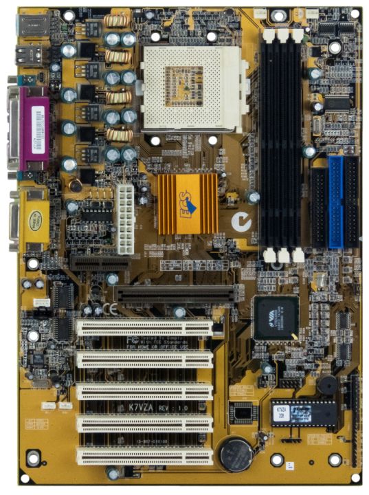 ECS K7VZA MOTHERBOARD s462 SDRAM AGP PCI AMR