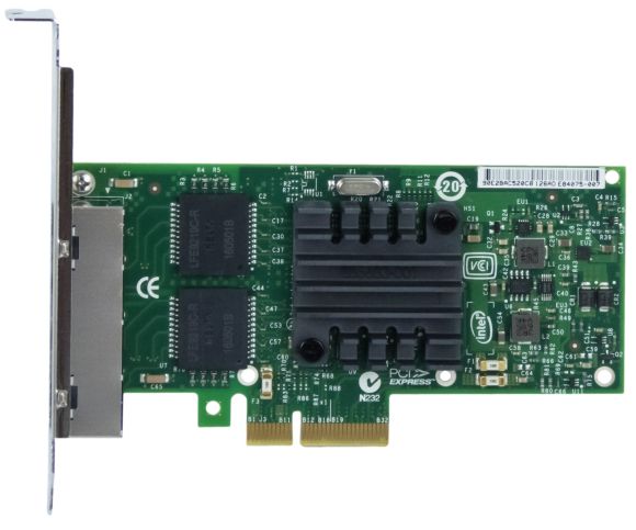 INTEL I340-T4 E1G44HT SERVER ADAPTER 4x RJ45 PCIe