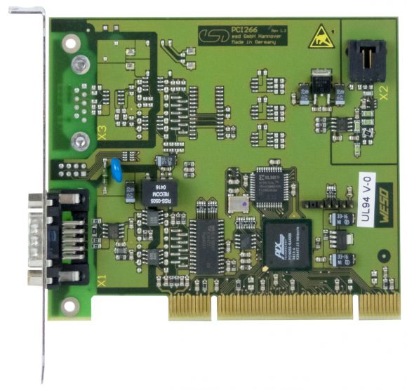 SIEMENS 07733400 CIB D32-66 REV 01 PCI DUAL CAN BUS CARD