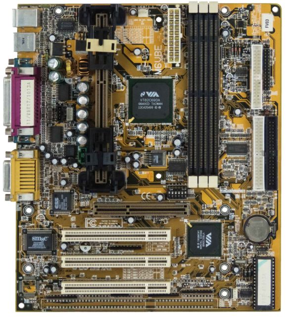 BIOSTAR M6VBE SLOT1 SDRAM mATX PCI AGP