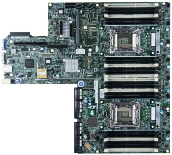 HP 732150-001 2x LGA2011 DDR3 622259-003 Proliant DL360p G8
