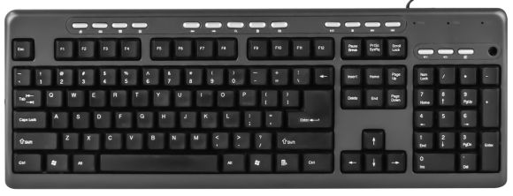 ADESSO KEYBOARD AKB-131HB USB WIRED QWERTY 