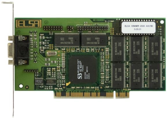 ELSA WINNER 2000AVI/3D-4 GRAPHICS CARD 4MB VGA PCI