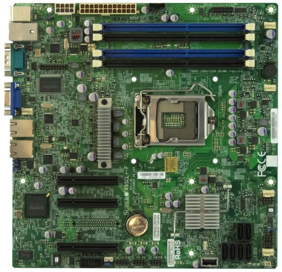 Supermicro X9SCL+-F LGA1155 DDR3 3x PCIe 2x GIGABIT LAN