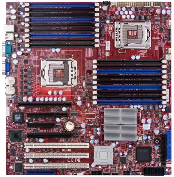 SUPERMICRO X8DTN+-B-IN001 REV 1.2 2x s.1366 DDR3 PCIe PCI-X