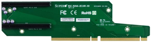 SUPERMICRO RSC-R2UG-2E16R-X9 REV: 1.00 PCI-E 2U RISER