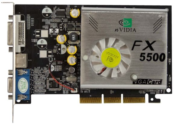 NVIDIA GEFORCE FX 5500 256MB AGP DDR 128 BIT