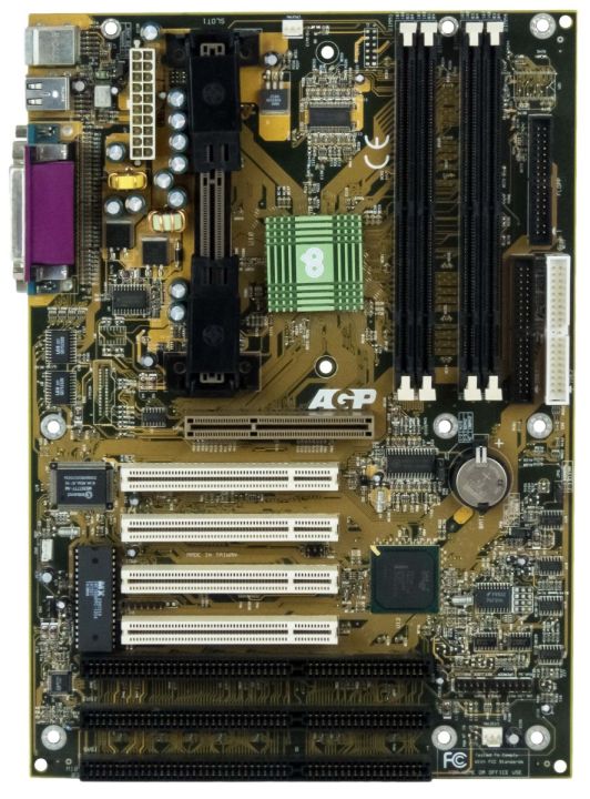 CHAINTECH 6BTM0-N100A SLOT1 SDRAM AGP PCI ISA