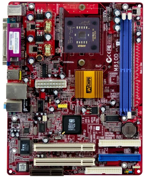PC CHIPS M810D V7.5 AMD 2000+ DDR PCI