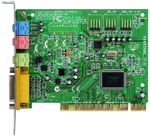 CREATIVE CT4810 SOUND BLASTER PCI CT5880-DCQ