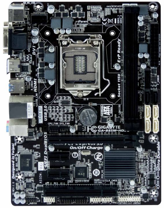 GIGABYTE GA-B85M-HD3G LGA1150 DDR3 mATX