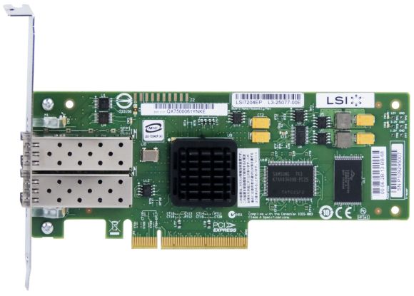 LSI LSI7204EP 8X DUAL-PORT 4GB FC CARD PCIe