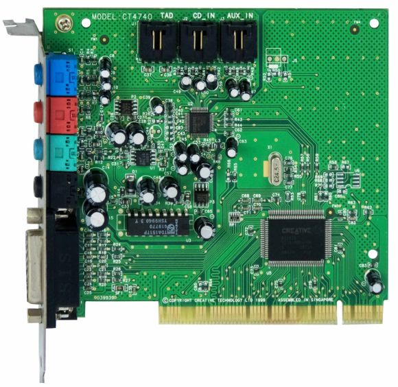 CREATIVE CT4740 ES1373 PCI SOUND CARD