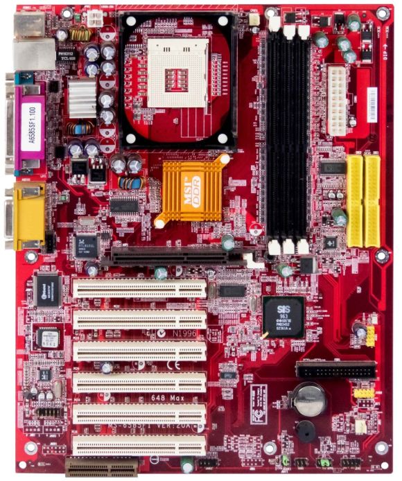 MSI MS-6585F1 VER:20A s478 DDR SiS 648 PCI AGP