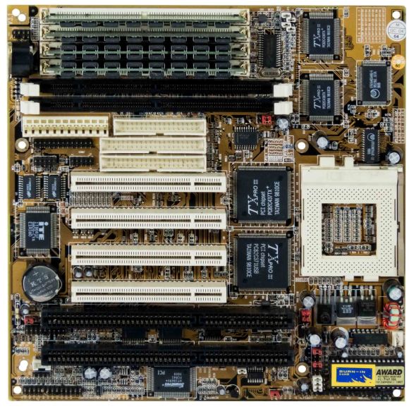 ELPINA BA E-VO 9808 TX PRO III SOCKET 7 SDRAM SIMM PCI ISA